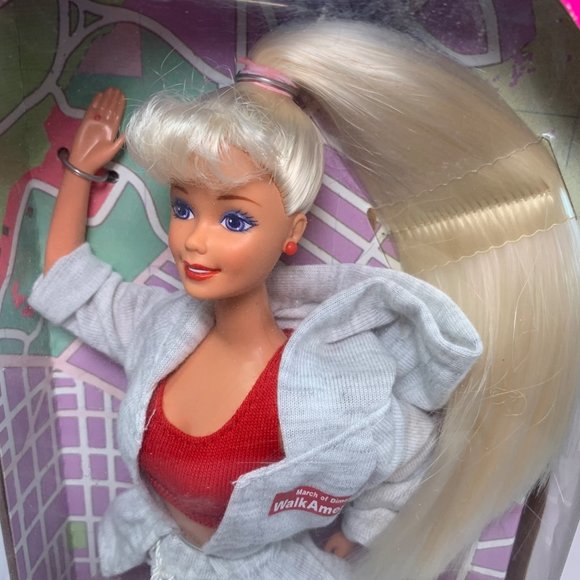 March of Dimes Barbie Walk America 1997 KMart Special Edition 18506 Sealed Box N - Picture 11 of 12